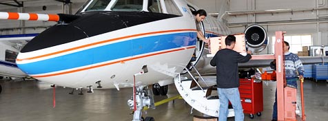 Dwumotorowy Dessault Falcon 20 E