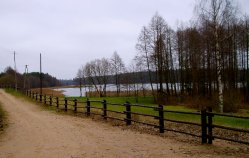 Der Weg zum See Blizno