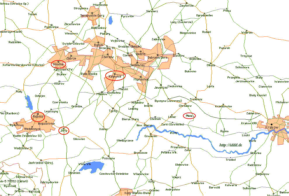 Mapka, gdzie znajduje si Paza i inne